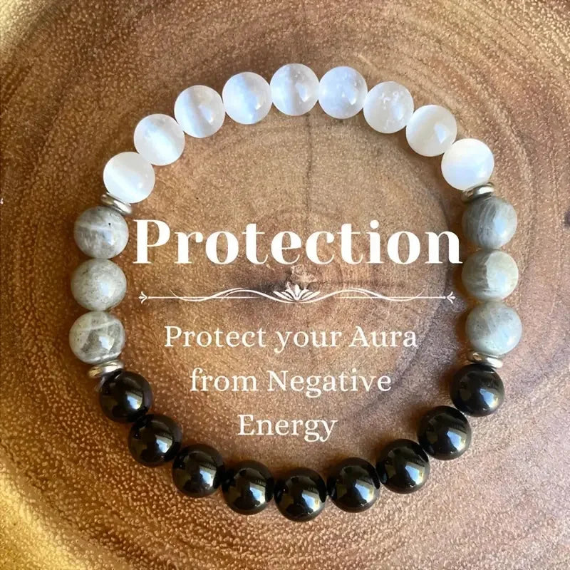 8 mm Naturstein-Perlenarmband für Frauen, Glücksbringer, Liebe, Reichtum, Glück, buntes Armband, Schmuck, Geburtstagsgeschenk