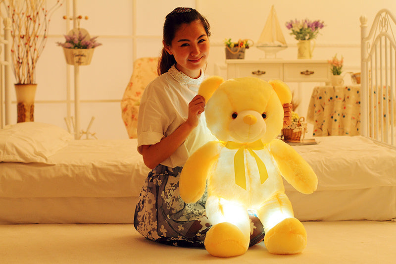 Light Up LED Teddy Bear Stuffed Animals Plush Toy