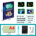 Magic drawing board for children's creativity