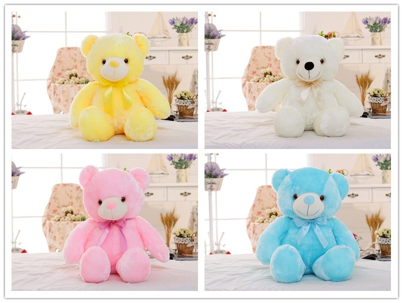 Light Up LED Teddy Bear Stuffed Animals Plush Toy