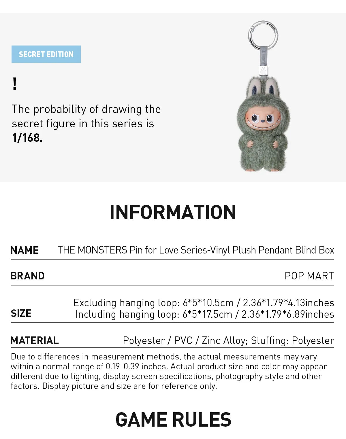 Pop Mart Labubu Pin