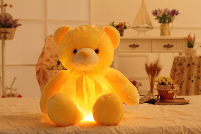 Light Up LED Teddy Bear Stuffed Animals Plush Toy