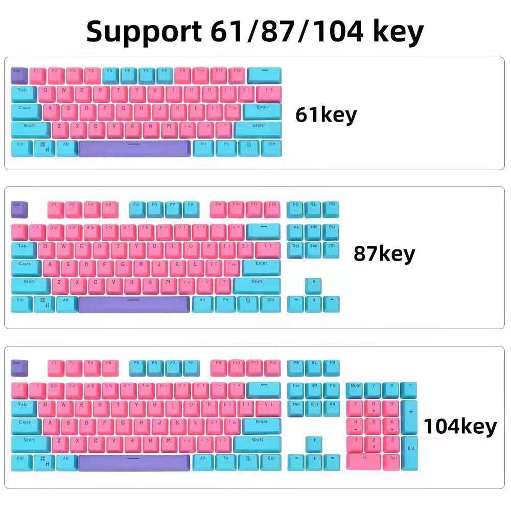New Height Mechanical Keyboard Keycaps