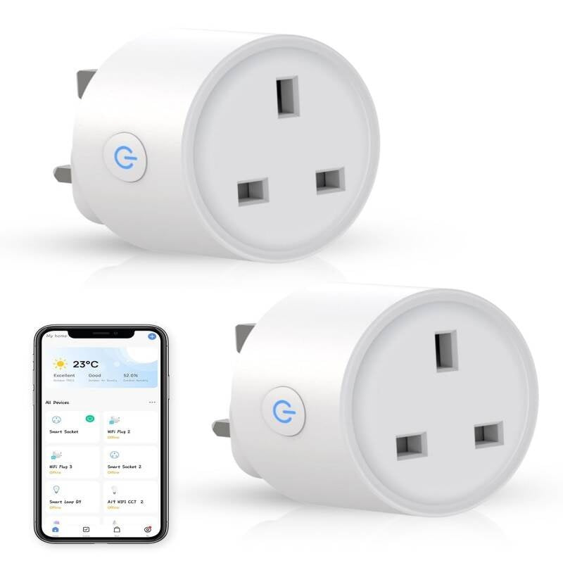 Smart Plug 2 Pack, WiFi Alexa Plug,