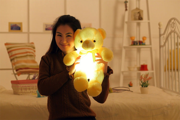 Light Up LED Teddy Bear Stuffed Animals Plush Toy