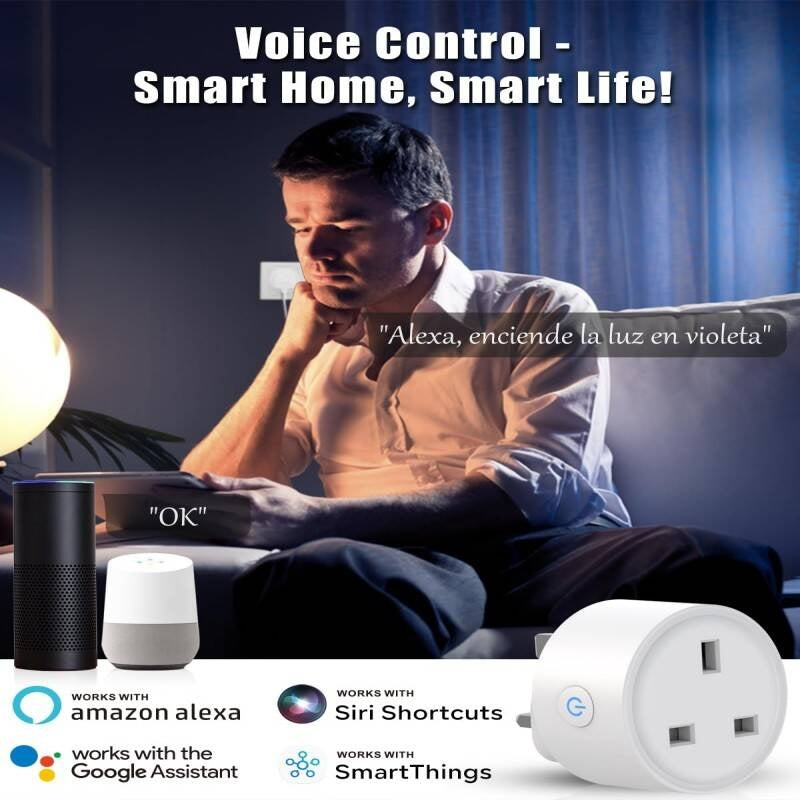 Smart Plug 2 Pack, WiFi Alexa Plug,