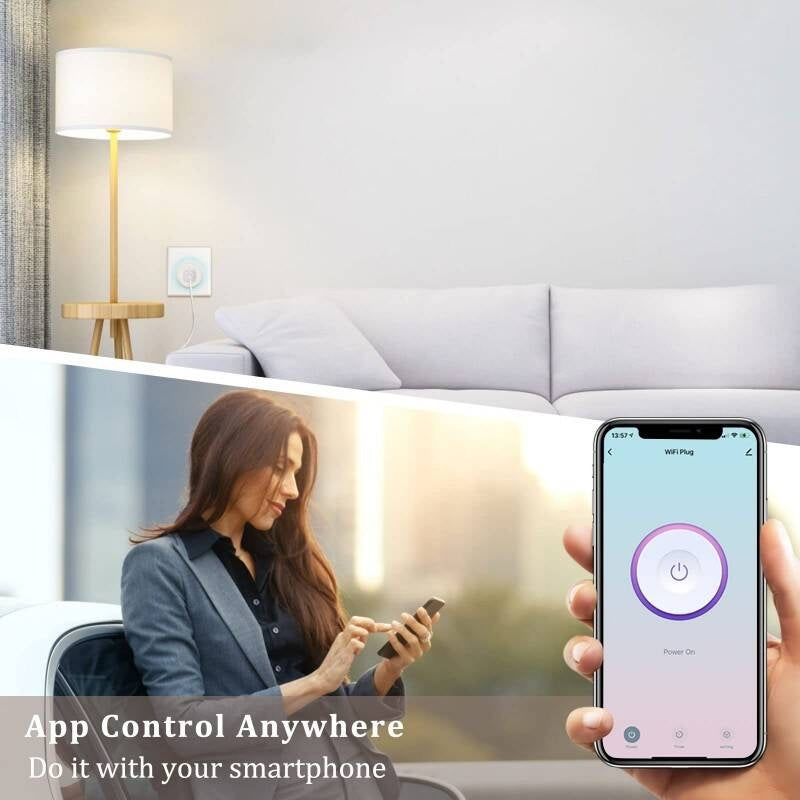 Smart Plug 2 Pack, WiFi Alexa Plug,
